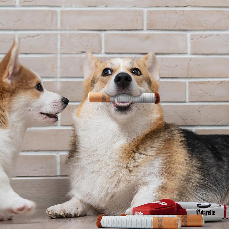Meravo™ Cigarette Squeaky Dog Toy