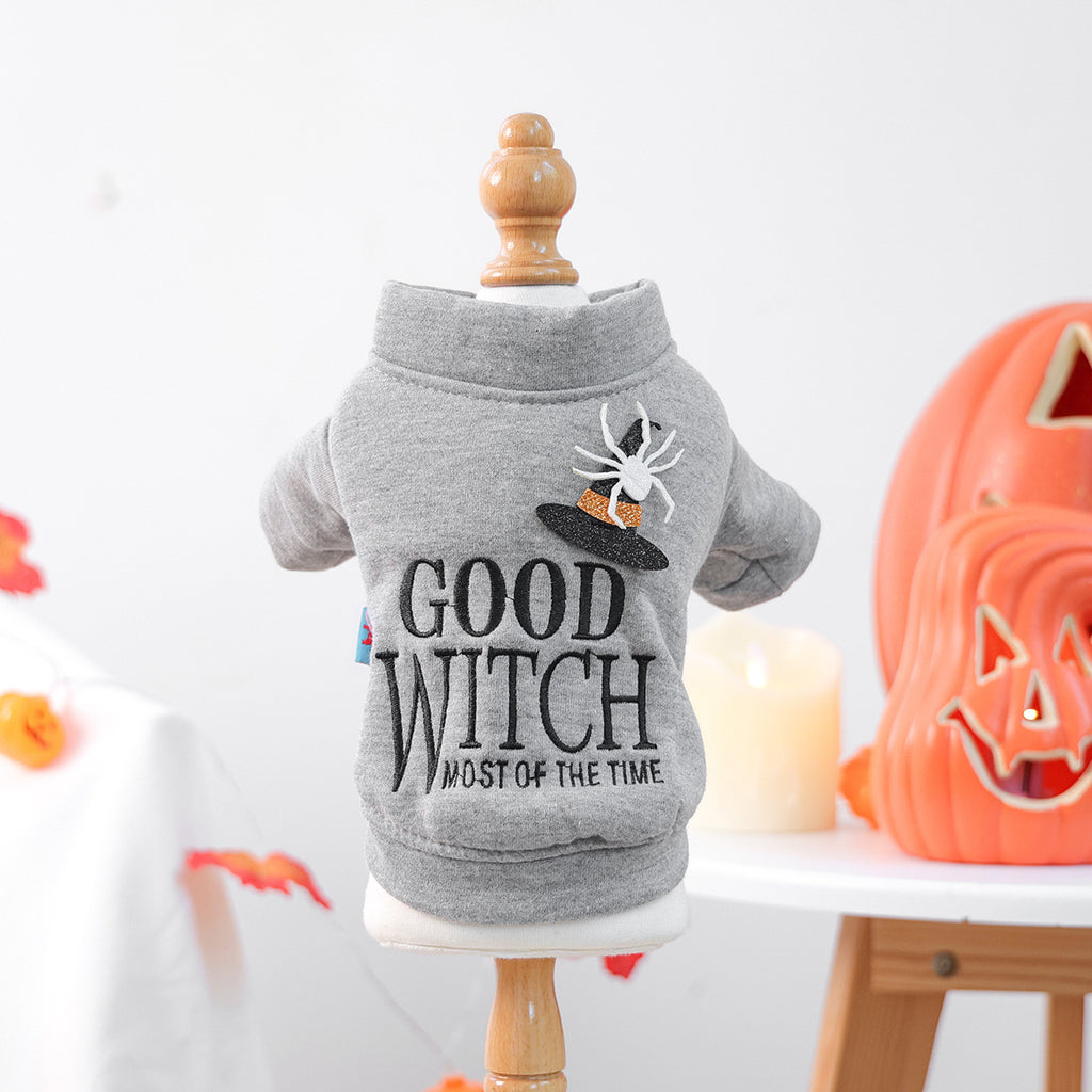 Meravo™ Good Witch Halloween Dog Sweater