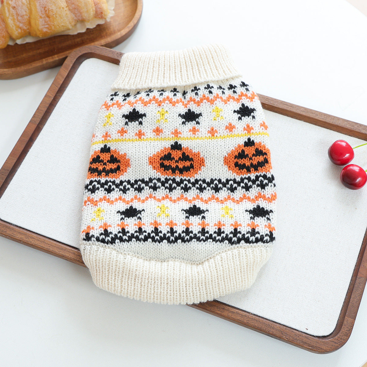 Meravo™ Pumpkin Bat Halloween Sweater