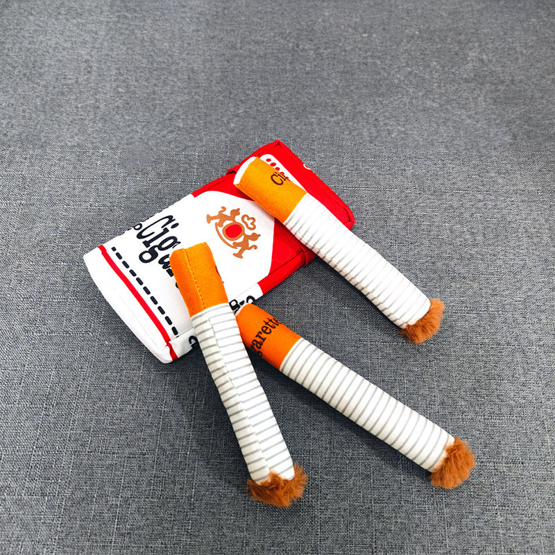 Meravo™ Cigarette Squeaky Dog Toy