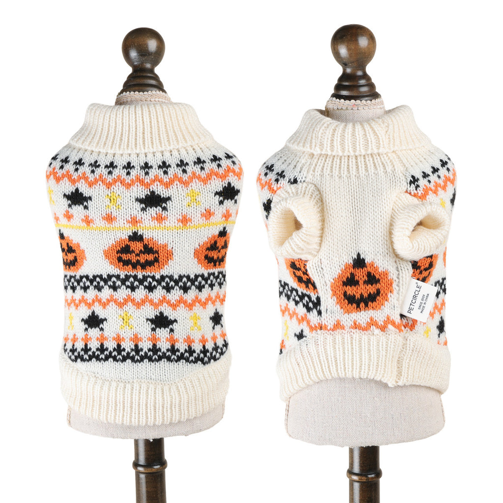 Meravo™ Pumpkin Bat Halloween Sweater