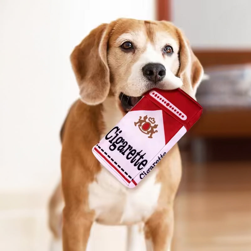 Meravo™ Cigarette Squeaky Dog Toy